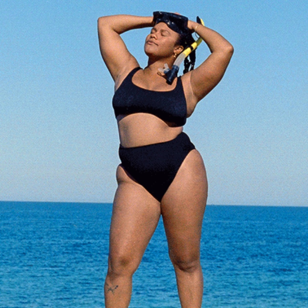 Youswim Aplomb High Waist Two-Piece Ink Navy Blue Stretch I